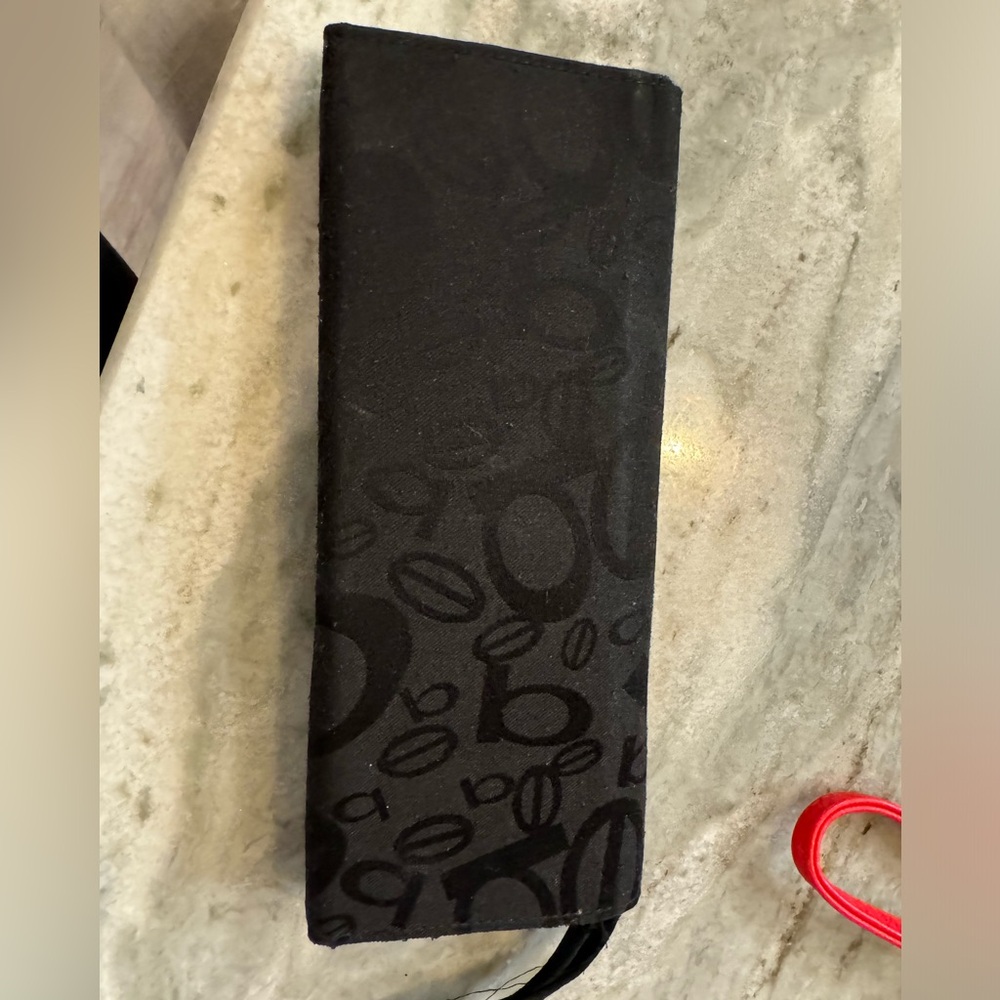 Bebe wristlet/wallet in black